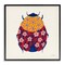 Stupell Industries Chromatic Blooming Beetle Framed Giclee Wall Art Design by Yvette St. Amant